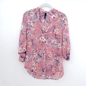 Kut Pink Floral Blouse